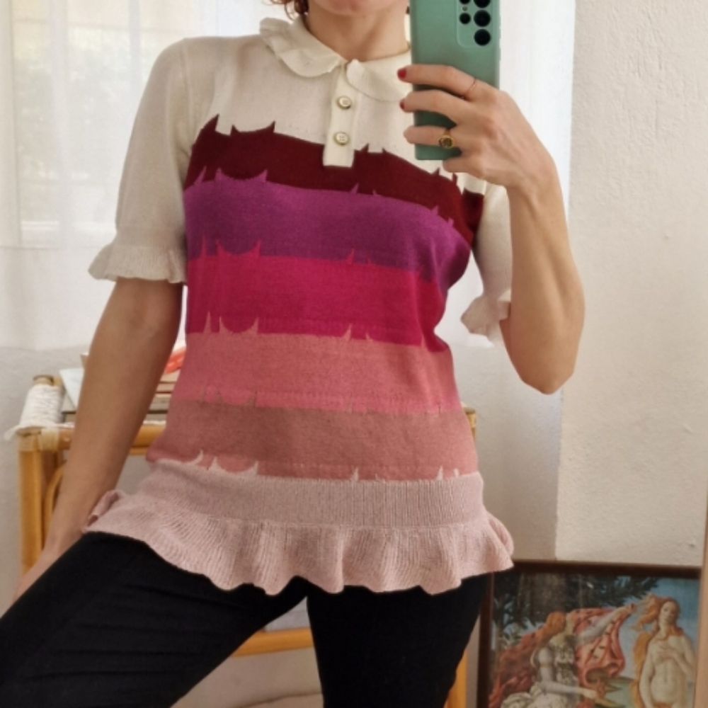 Marco De Vincenzo Triskelion Knit Top